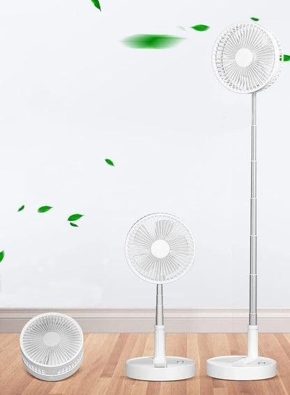 TrendyFrik™ Adjustable Telescopic Rechargeable Standing Fan