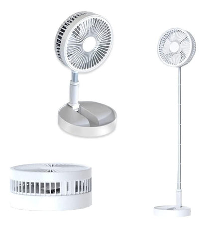 TrendyFrik™ Adjustable Telescopic Rechargeable Standing Fan