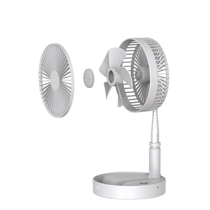 TrendyFrik™ Adjustable Telescopic Rechargeable Standing Fan