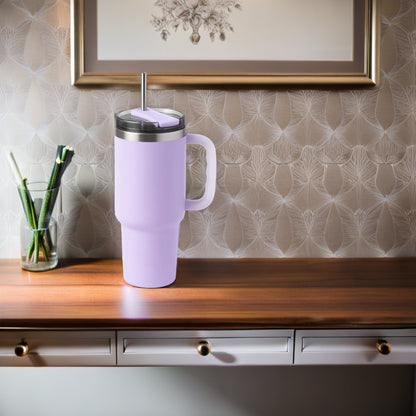 Tumbler Vacuum Sealed Cup with Handle – Stay Cool or Sip Warm, In Style!