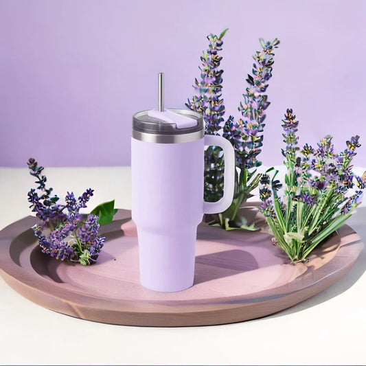 Tumbler Vacuum Sealed Cup with Handle – Stay Cool or Sip Warm, In Style!